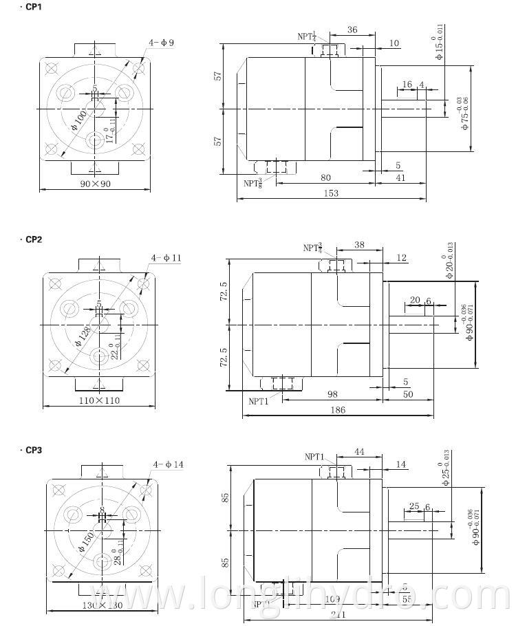 Low Pressure Hydraulic Vane Pump with Factory Price